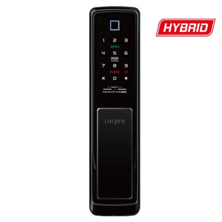 락프로 H5000SF(푸시풀/번호+카드+지문 3WAY)